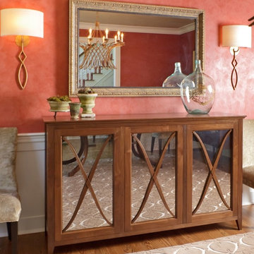 Traditional / Transitional Dining Room with Custom Sideboard