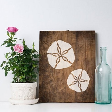 Sand Dollar Nautical Stencil Reusable Stencils For DIY Wall Design, Medium