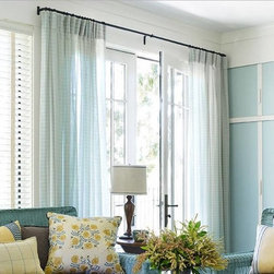 Shades with Side Panels - Curtains