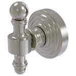 Allied Brass - Retro Wave Robe Hook, Satin Nickel - The traditional motif from this elegant collection has timeless appeal. Robe Hook is constructed of the finest solid brass materials to provide a sturdy hook for your robes and towels. Hook is finished with our designer lifetime finishes to provide unparalleled performance
