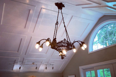 Custom Coffered Cathedral Ceiling