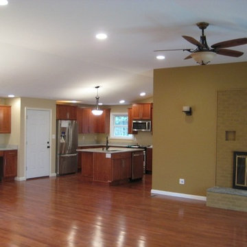 Large scale addition and renovation in Fairfax Virginia
