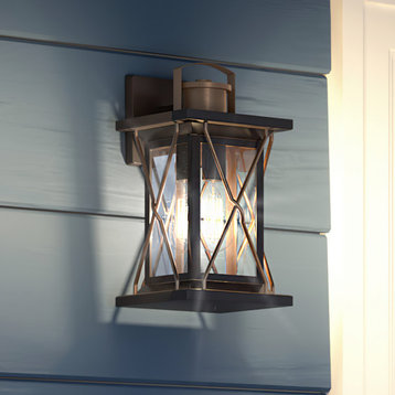 Luxury Colonial Outdoor Wall Light, Olde Bronze, UHP1232