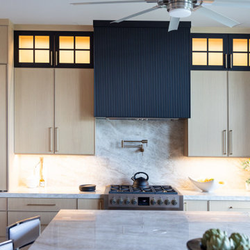 Rift Cut White Oak and Black Golf Village