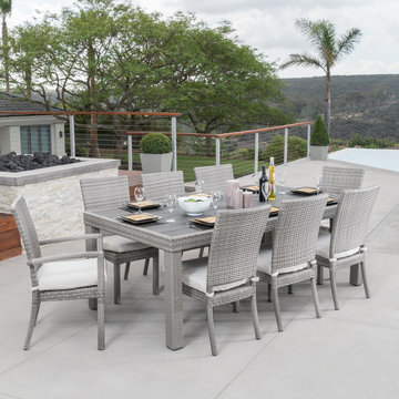 Cannes™ Woven Dining Set - Moroccan Cream