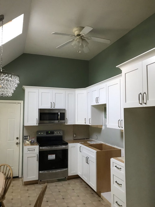 High Ceilings In Kitchen, High Ceiling Above Kitchen Cabinets