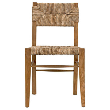 Lester Chair, Teak With Woven Set of 2