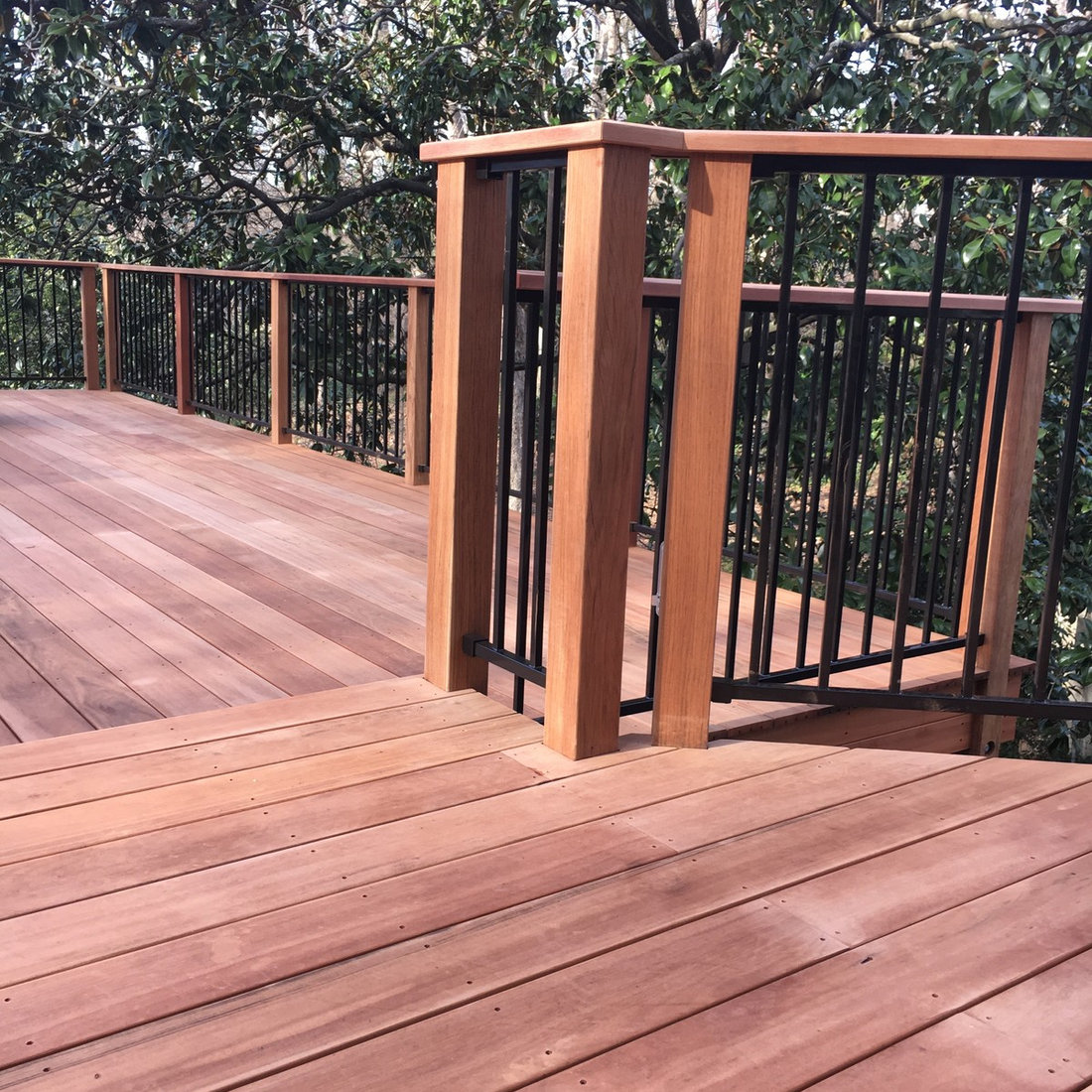 Garage top deck