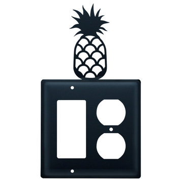 Single GFI and Outlet Cover, Pineapple
