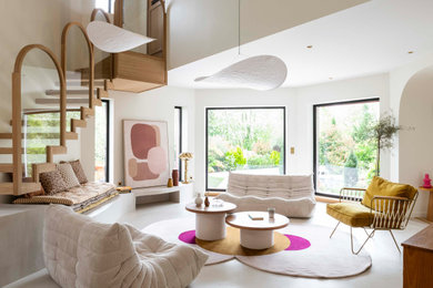 Exemple d'un salon tendance.