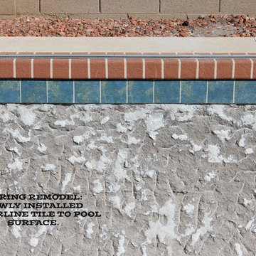Small Grecian Pool with Irish Mist Pebble Sheen