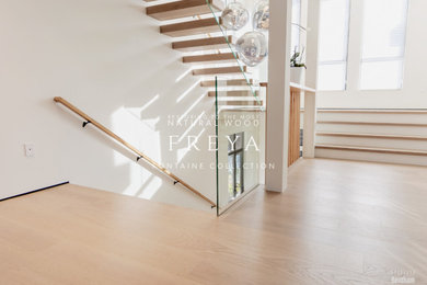 Inspiration for a staircase remodel in San Francisco
