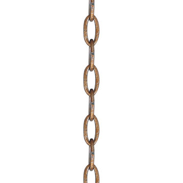 Standard Decorative Chain, Antique Gold Leaf