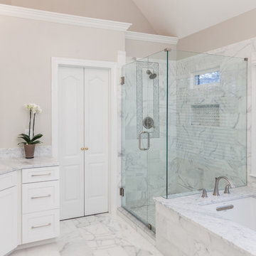 ELEGANT MARBLE MASTER BATHROOM