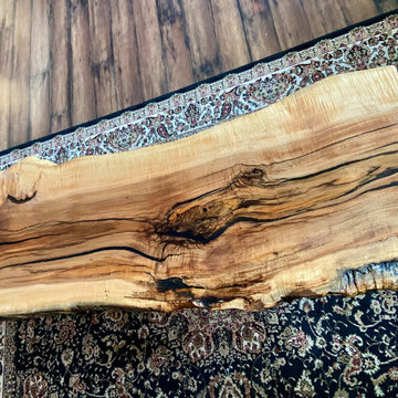 Customizable Live Edge Maple Coffee Tables, Made-To-Order