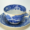 Copeland Spode Consigned Italian-Pattern Blue/White Cup and Saucer