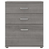 Universal Garage Storage Cabinet with Drawers in Platinum Gray - Engineered Wood