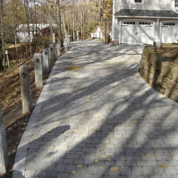 Handsplit Granite Hitching Posts