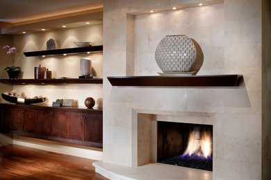 Inspiration for a contemporary living room remodel in Los Angeles