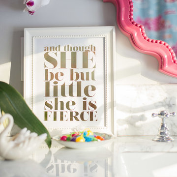 Reinvented bedroom suite for three little girls (featured in Boston Globe Mag)