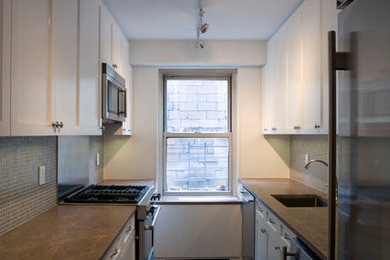 Transitional kitchen photo in New York