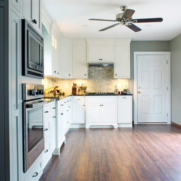 White Transitional Kitchen