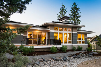 Example of a trendy exterior home design in Other