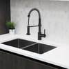 STYLISH Pull Down Kitchen Faucet  K-107N Matte Black