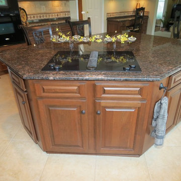 Kitchen Remodel done with cabinet refacing