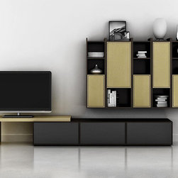 Modern Wall Unit Lyrics 16 by Huppe - $7,237.00 - Media Cabinets
