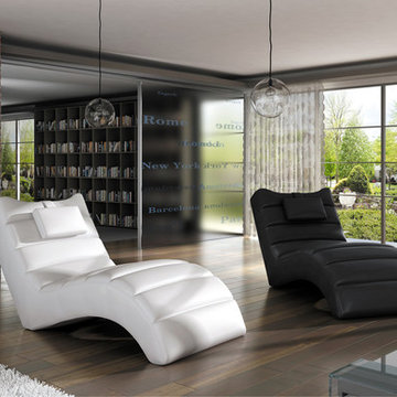 European modern chaise lounge AVILA