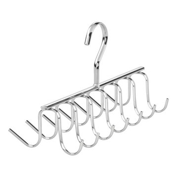 iDesign Axis Tie and Belt Rack, Chrome
