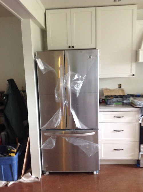 Need help with how fridge fits into kitchen