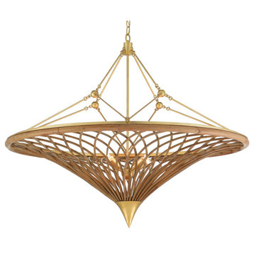 Currey and Company Four Light Chandelier 9000-0560