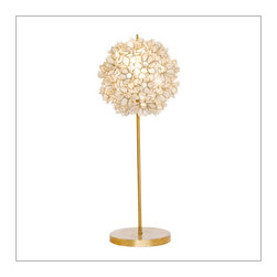 Worlds Away Venus Natural Table lamp - Floor Lamps