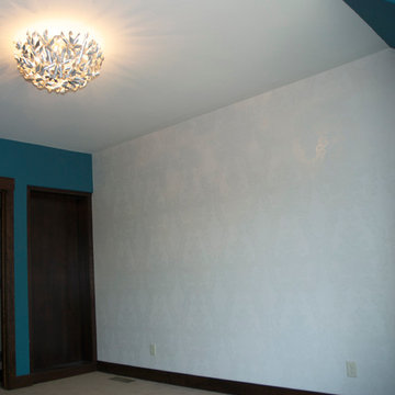 Varaluz Pinwheel 8-Light Close-to-Ceiling/Wall Fixtures in Hallway