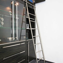 Sl.6002.KL Rolling Library Ladder - Storage And Organization
