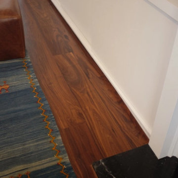 Select Walnut Plank Flooring, Up Close View