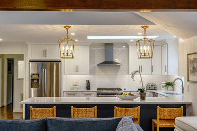 Inspiration for a transitional kitchen remodel in Other