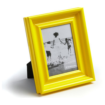 8" x 10" Sunburst Yellow 2" Lavo Wood Picture Frame