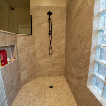 Tranquil Master Bathroom Remodel With Soaking Tub