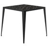 Ines Black Wood Side Table