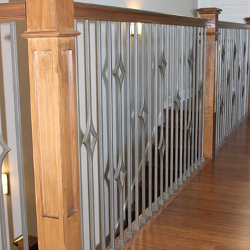 Single & Double Diamond Iron Balusters