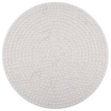 Sparkles Home Rhinestone Montaigne Placemat - Pearl