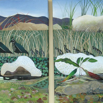 Diptych of Nature Scene