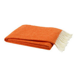 Soft Tangerine Throw - Throws