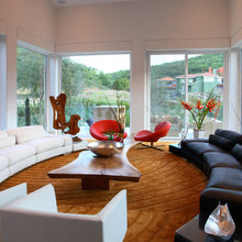 curved sofa