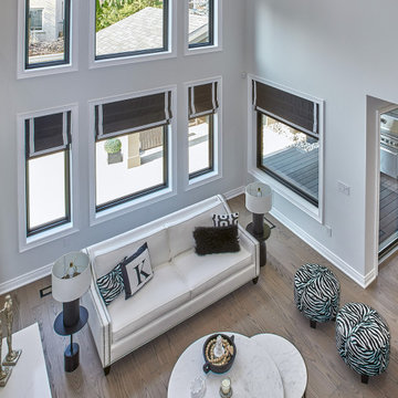 New Windows in Spectacular Living Room - Renewal by Andersen Ontario