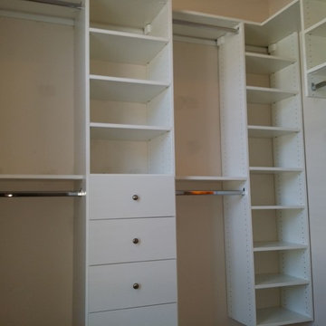 Small Master Walk-In Closet