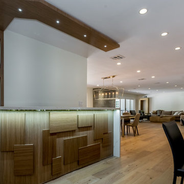 Contemporary home remodeling